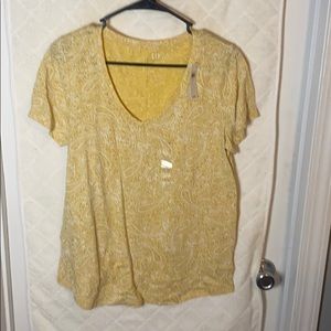 Gap Paisley V-Neck